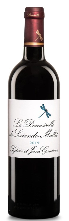 Wino czerwone wytrwane La Demoiselle de Sociando-Mallet 2020, Haut-Médoc o pojemności 0,75 litra