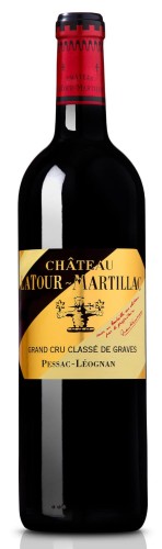 Wino czerwone wytrwane Château Latour-Martillac Grand Cru Classé 2019, Pessac-Léognan o pojemności 0,75 litra