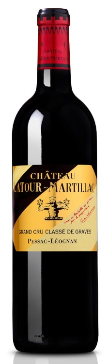 Wino czerwone wytrwane Château Latour-Martillac Grand Cru Classé 2019, Pessac-Léognan o pojemności 0,75 litra