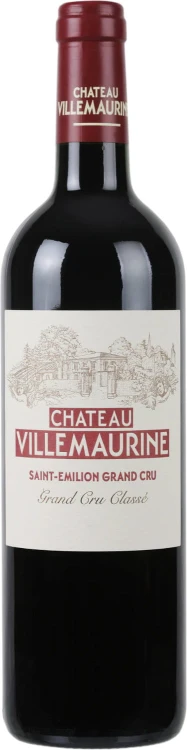 Wino czerwone wytrwane Château Villemaurine 2018, Saint-Émilion Grand Cru o pojemności 0,75 litra