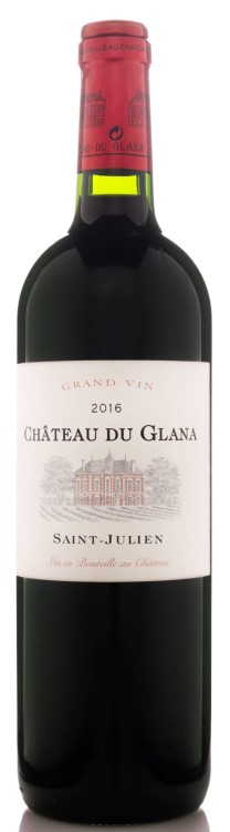 Wino czerwone wytrwane Château du Glana 2016, Saint-Julien o pojemności 0,75 litra