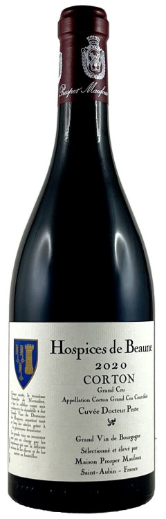 Wino czerwone wytrwane Corton Grand Cru Cuvée Docteur Peste 2020 o pojemności 0,75 litra