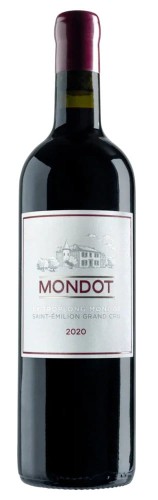 Wino czerwone wytrwane Mondot 2020, Saint Emilion Grand Cru o pojemności 0,75 litra