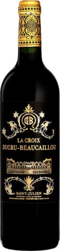 Wino czerwone wytrwane Château La Croix Ducru-Beaucaillou 2017, Saint-Julien o pojemności 0,75 litra