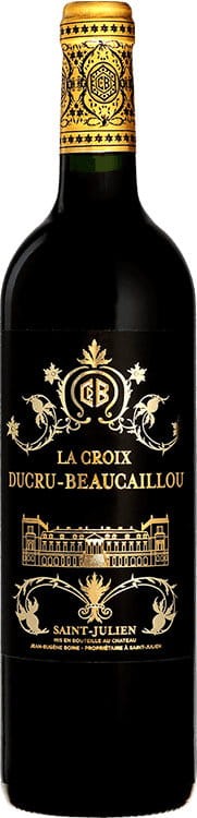 Wino czerwone wytrwane Château La Croix Ducru-Beaucaillou 2017, Saint-Julien o pojemności 0,75 litra