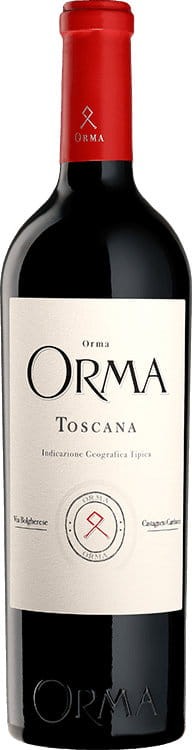 Wino czerwone wytrwane Tenuta Sette Ponti Orma Toscana 2020 o pojemności 0,75 litra
