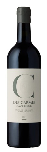 Wino czerwone wytrwane C des Carmes Haut-Brion 2021, Pessac Léognan o pojemności 0,75 litra