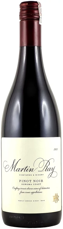 Wino czerwone wytrawne Martin Ray Pinot Noir o pojemności 0,75 litra