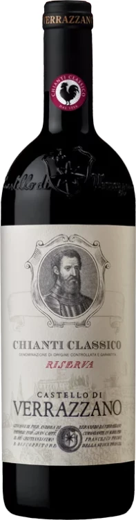 Wino czerwone wytrawne Verrazzano Chianti Classico Riserva Organic o pojemności 0,75 litra