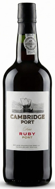 Wino czerwone półsłodkie Porto Cambridge Ruby o pojemności 0,75 litra