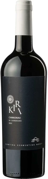 Wino czerwone wytrawne Cantina del Vermentino "Kiri" Cannonau di Sardegna o pojemności 0,75 litra