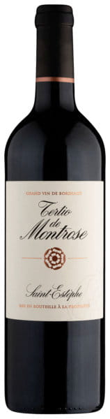 Wino czerwone wytrawne Tertio de Montrose 2017, Saint-Estèphe o pojemności 0,75 litra