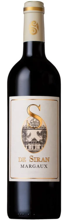 Wino czerwone wytrawne S de Siran 2017, Margaux o pojemności 0,75 litra