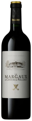 Wino czerwone wytrawne Le Margaux du Château de Malleret 2016, Margaux o pojemności 0,75 litra