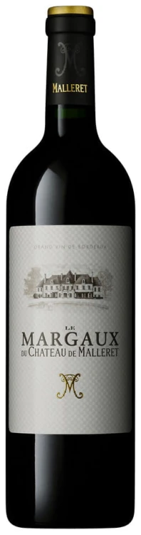 Wino czerwone wytrawne Le Margaux du Château de Malleret 2016, Margaux o pojemności 0,75 litra
