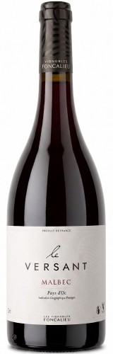 Wino czerwone wytrawne Le Versant Malbec o pojemności 0,75 litra