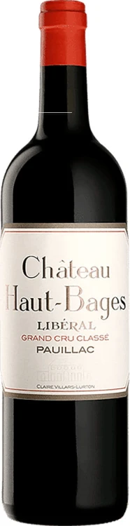 Wino czerwone wytrwane Château Haut-Bages Libéral 2021, 5ème Grand Cru Classé, Pauillac o pojemności 0,75 litra
