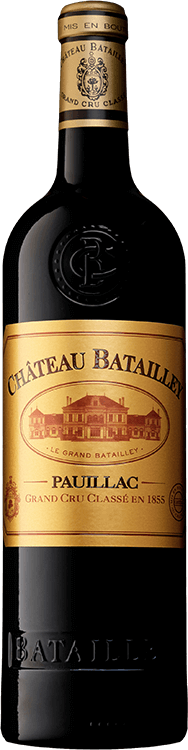 Wino czerwone wytrwane Château Batailley 2015, 5ème Grand Cru Classé o pojemności 0,75 litra