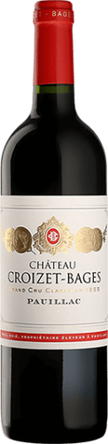 Wino czerwone wytrwane Château Croizet-Bages 2018, 5ème Grand Cru Classé, Pauillac  o pojemności 0,75 litra