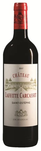 Wino czerwone wytrwane Château Laffitte Carcasset 2017, Saint-Estèphe o pojemności 0,75 litra