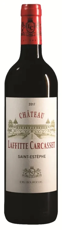 Wino czerwone wytrwane Château Laffitte Carcasset 2017, Saint-Estèphe o pojemności 0,75 litra