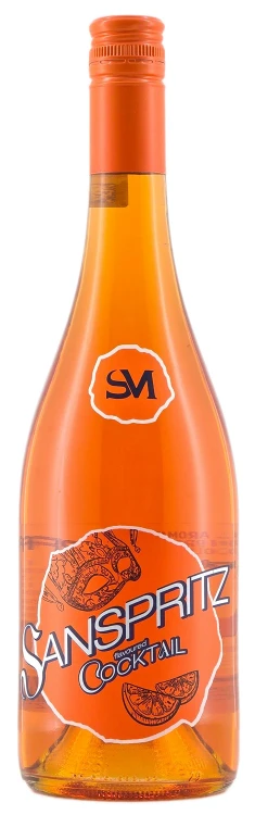 Gotowy drink na bazie włoskiego wina musującego i likieru z gorzkich pomarańczy San Martino Sanspritz 8% o pojemności 0,75 litra