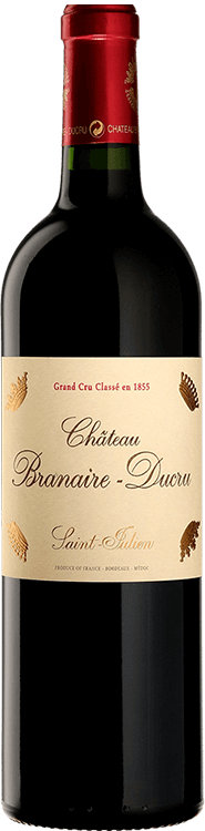 Wino czerwone wytrwane Château Branaire-Ducru 2018, 4ème Grand Cru Classé, Saint-Julien o pojemności 0,75 litra