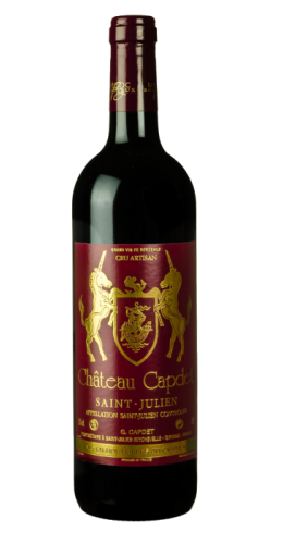Wino czerwone wytrawne Château Capdet 2014 o pojemności 0,75 litra