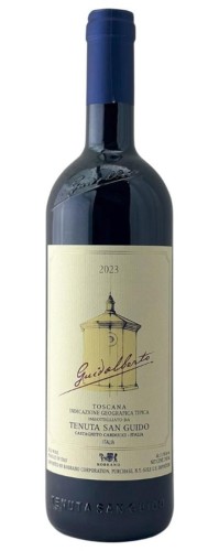 Wino czerwone wytrwane Toscana, Tenuta San Guido Guidalberto 2023 o pojemności 0,75 litra