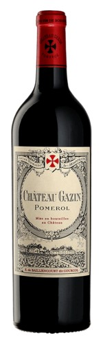 Wino czerwone wytrwane Château Gazin 2016, Pomerol o pojemności 0,75 litra