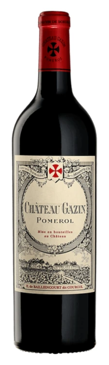 Wino czerwone wytrwane Château Gazin 2016, Pomerol o pojemności 0,75 litra