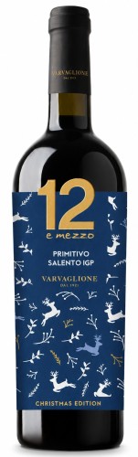 Varvaglione 12e Mezzo Primitivo del Salento Christmas Edition o pojemności 0,75 litra