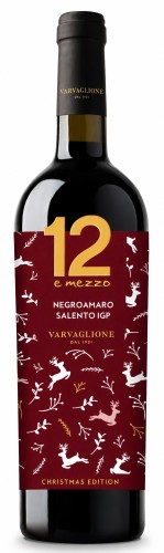 Varvaglione 12e Mezzo Negroamaro del Salento Christmas Edition o pojemności 0,75 litra