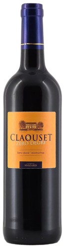 Wino czerwone wytrwane bezalkoholowe Domaine du Claouset Zero Degre Merlot 0% o pojemności 0,75 litra