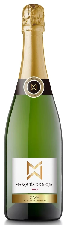 Wino białe wytrawne musujące Cava Marques de Moja Brut o pojemności 0,75 litra