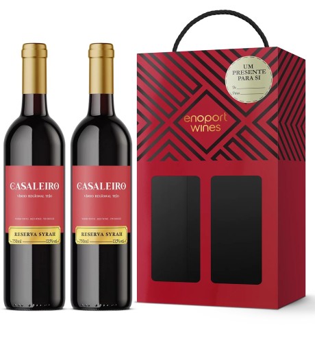 Dwupak Casaleiro Reserva Syrah w kartoniku 2x0,75l