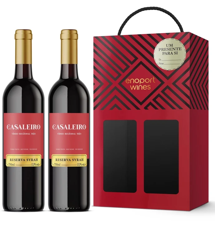 Dwupak Casaleiro Reserva Syrah w kartoniku 2x0,75l