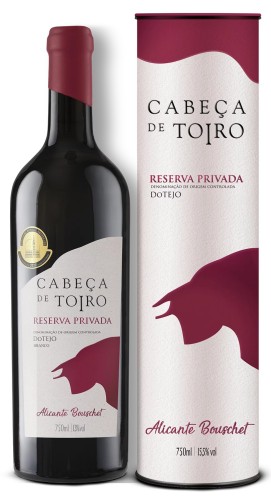 Wino czerwone wytrawne Cabeça de Toiro Reserva Privada w tubie 0,75 litra