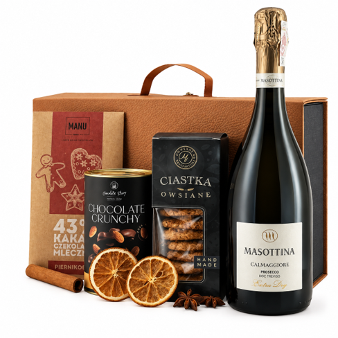 Świąteczny Zestaw Upominkowy z Prosecco 0,75 litra
