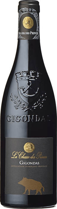 Wino czerwone wytrawne Cellier des Princes Gigondas La Chasse des Princes o pojemności 0,75 litra